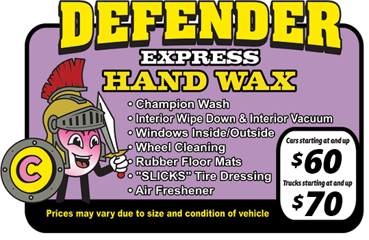 Defender express wash package - price and inclusions